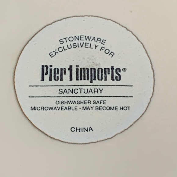 Pier 1 Sanctuary Starburst Stoneware 8.5” Salad Dessert Plates Set of 3 - Picture 7 of 7